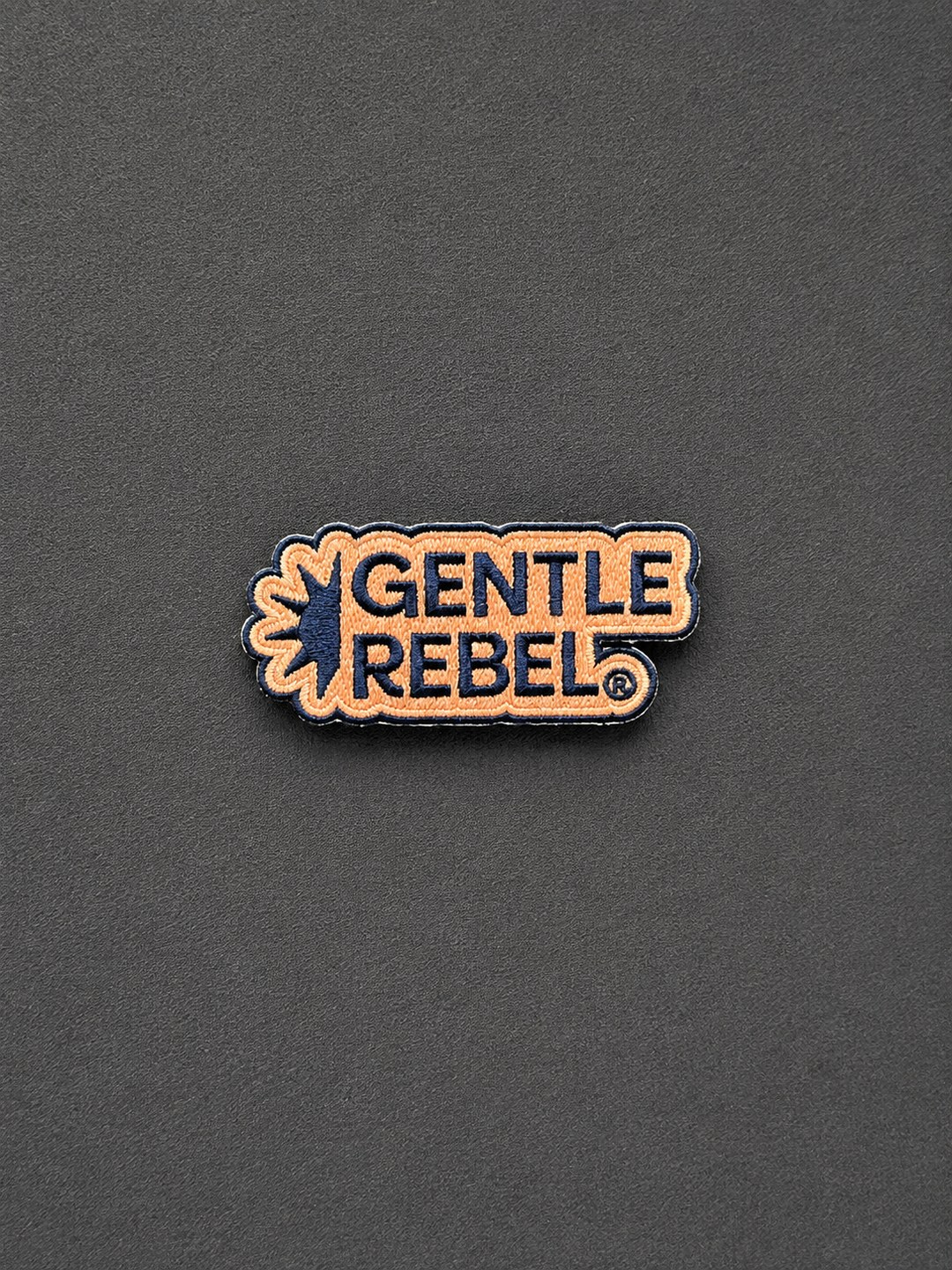 Gentle Rebel woven wordmark patch