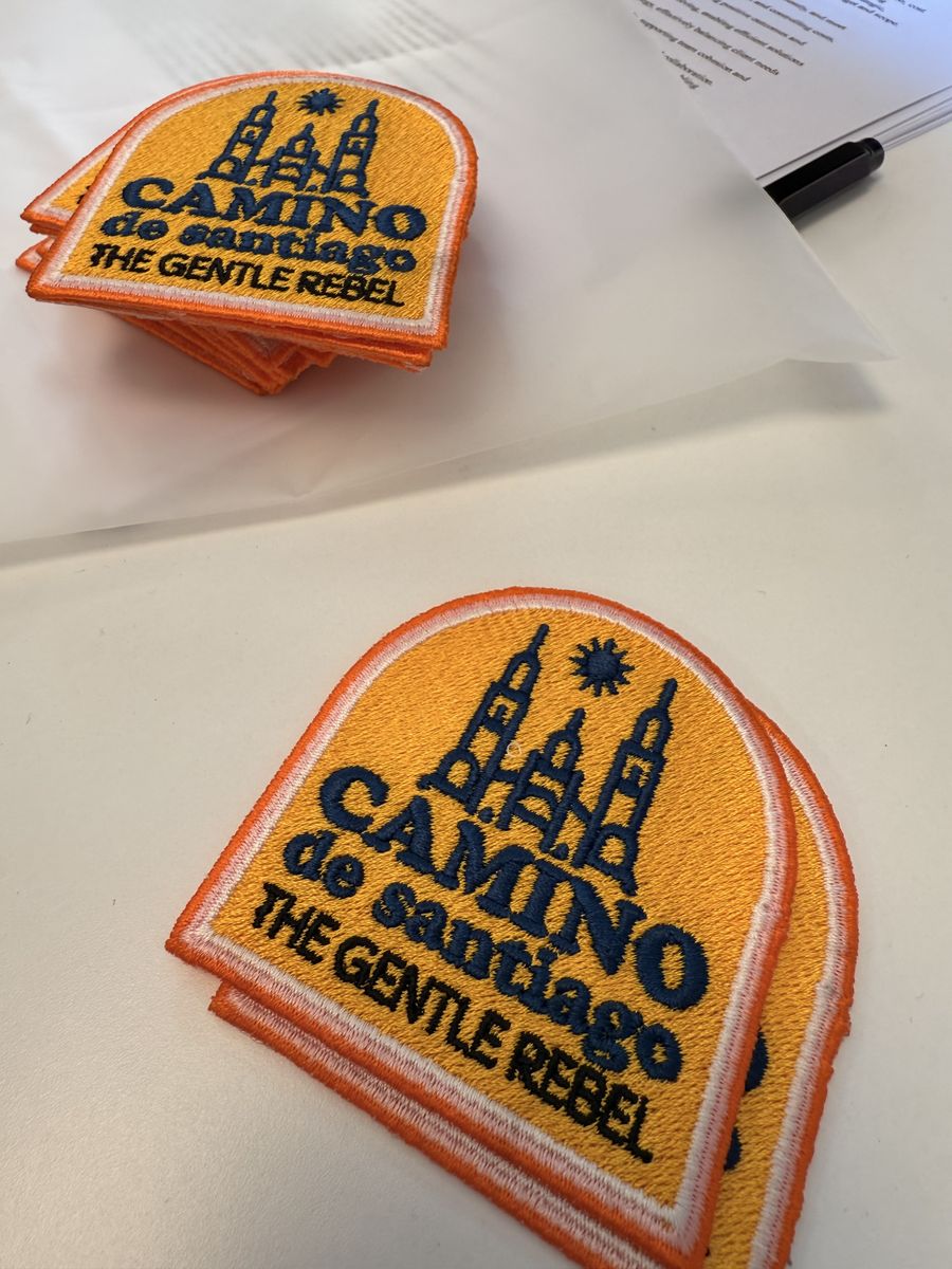 Gentle Rebel Camino de Santiago patches